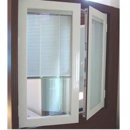 Aluminium Casement Window with Built in Blinds