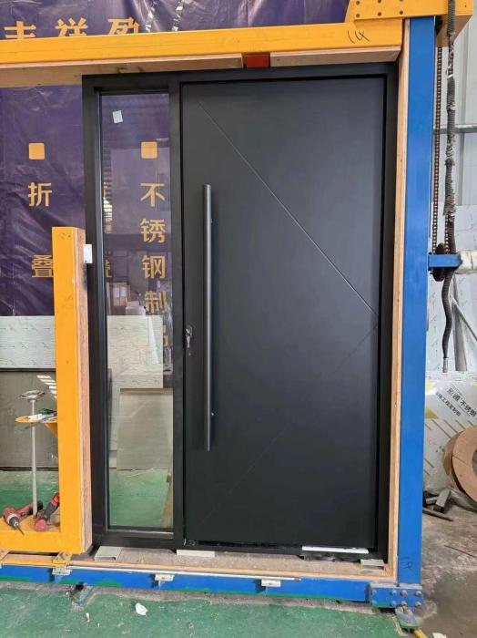 aluminum pivot doors